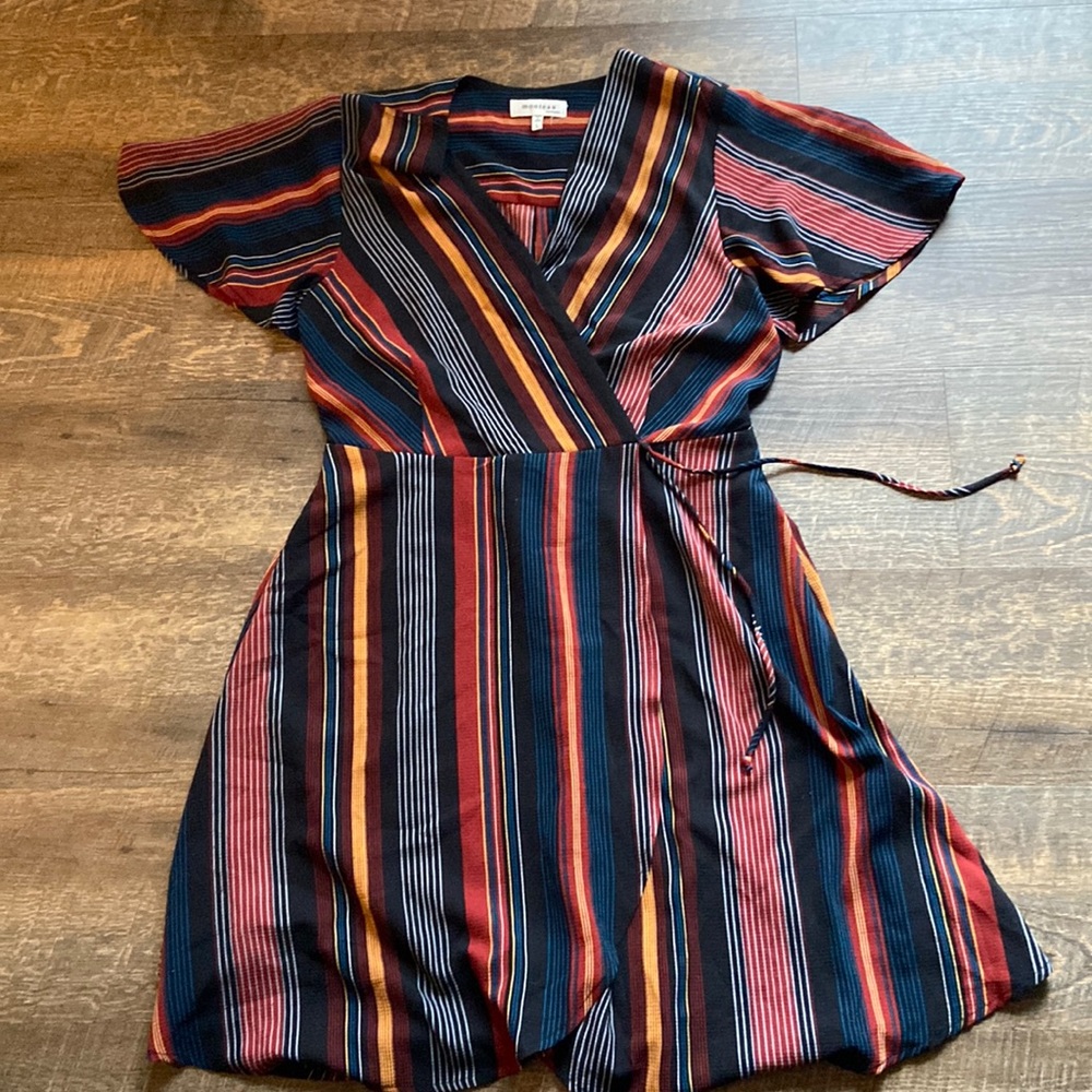 Wrap Mini Dress | Academia